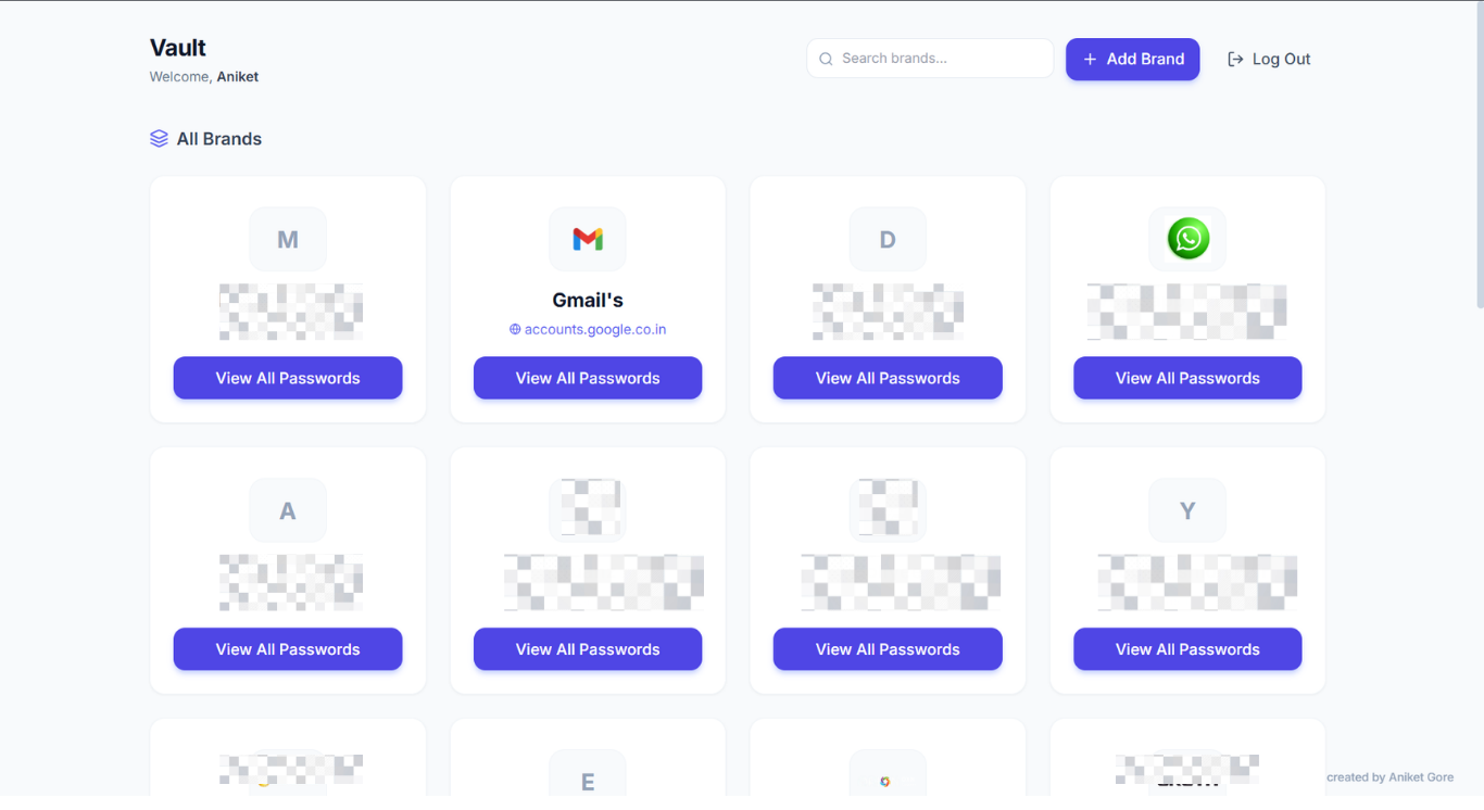 Agency Vault — Main Interface